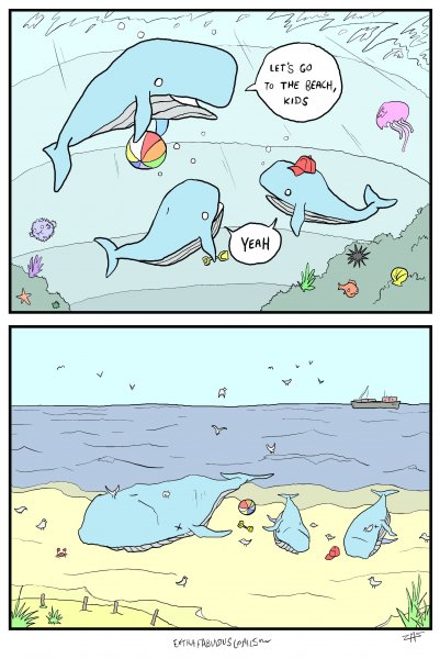 Комиксы про море