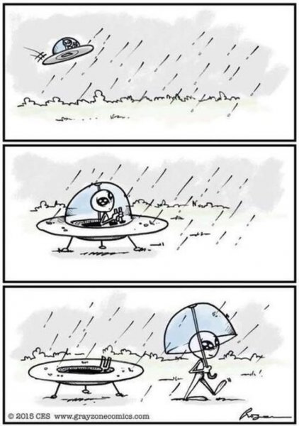 Инопланетяне карикатура