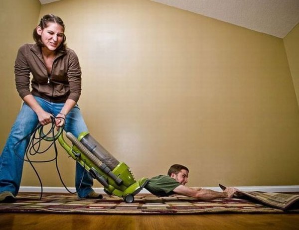 Креативная реклама пылесоса