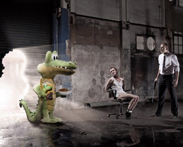 Креативная реклама обоев