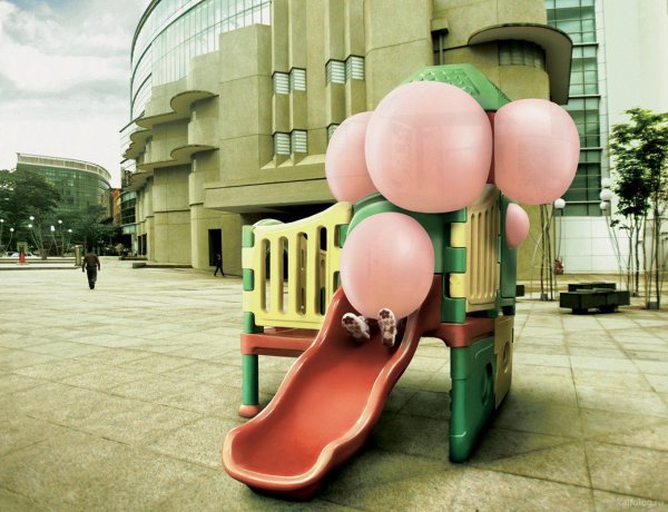 Креативная реклама жвачки