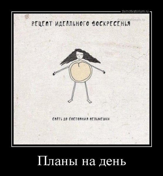 Смешные планы на день