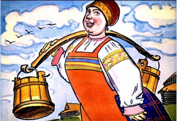 Женщина с ведром