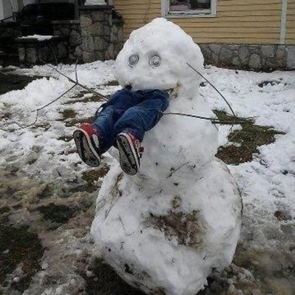 Приколы про снег