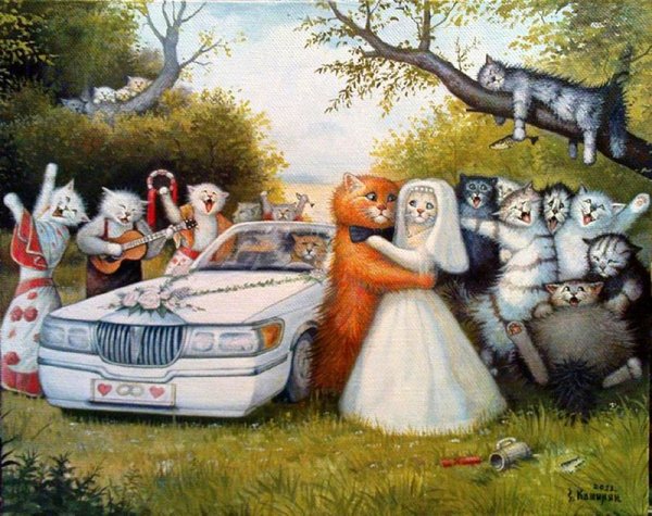 Коты художника Степана Каширина