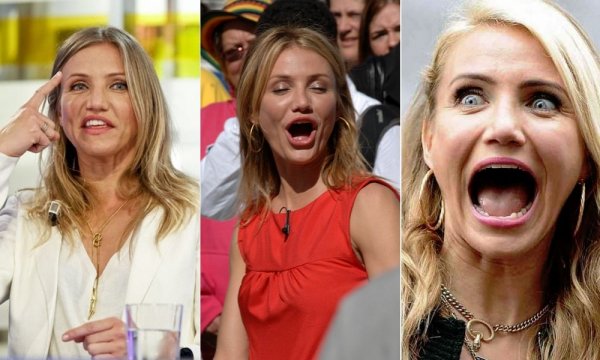 Кэмерон Диаз смеется