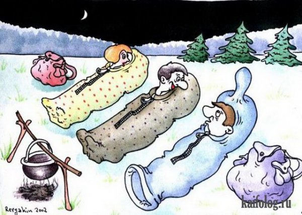 Турист карикатура