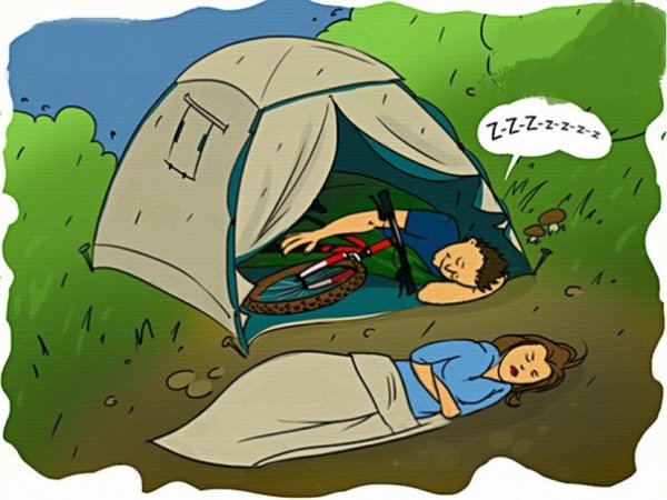 Поход карикатура