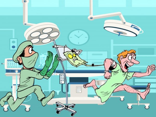 Комикс про пластическую хирургию