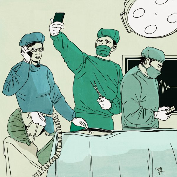 Врач карикатура