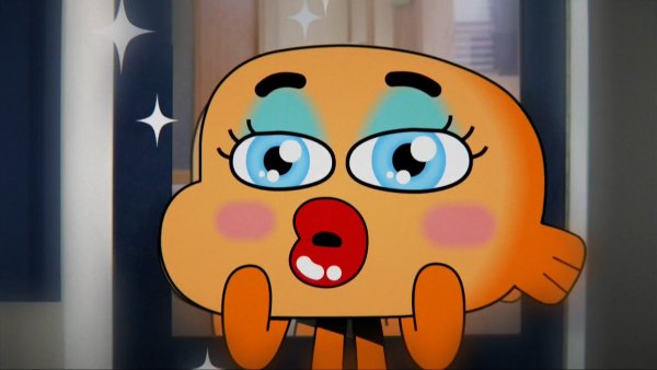 Удивительный мир Гамбола лицо Дарвина