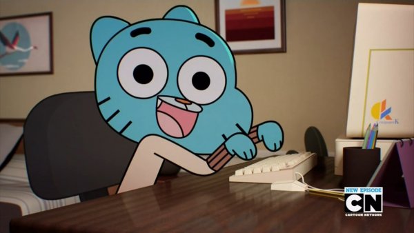 Гифка удивительный мир Гамбола