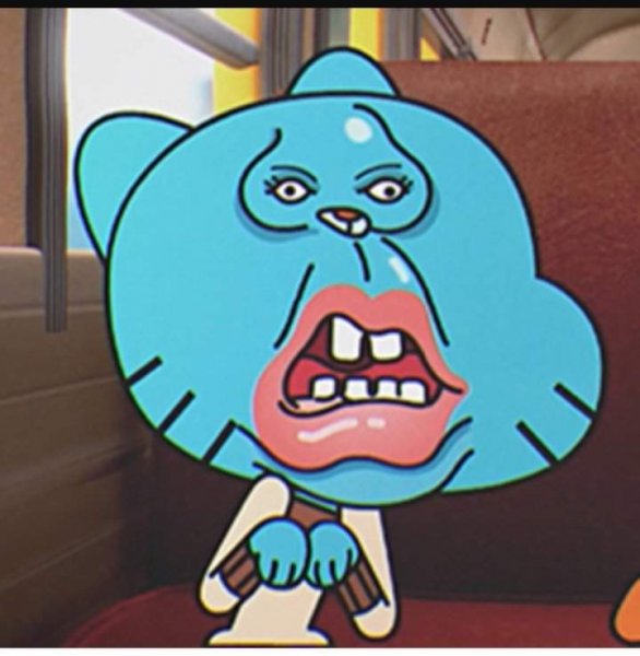 Удивительный мир Гамбола лицо Дарвина