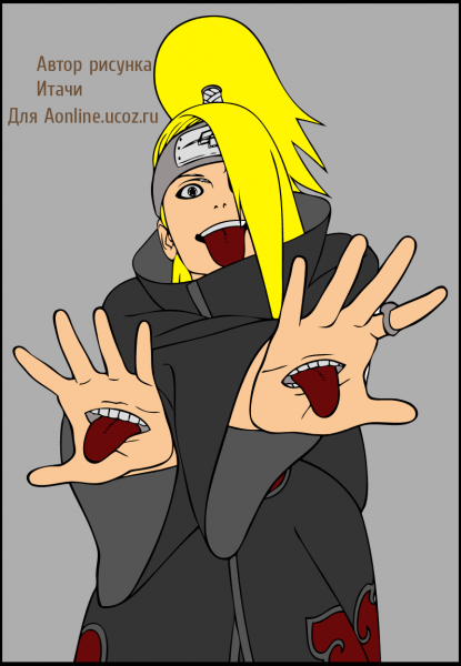 Дейдара комиксы