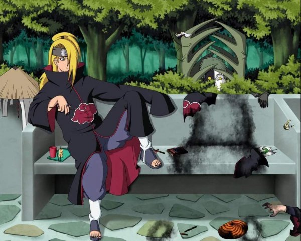 Наруто Акацуки Дейдара и Тоби