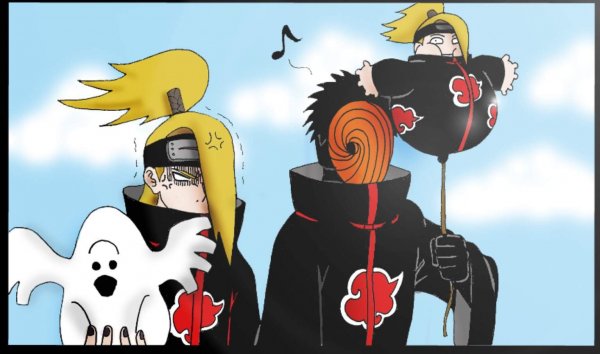 Тоби и Дейдара из Наруто