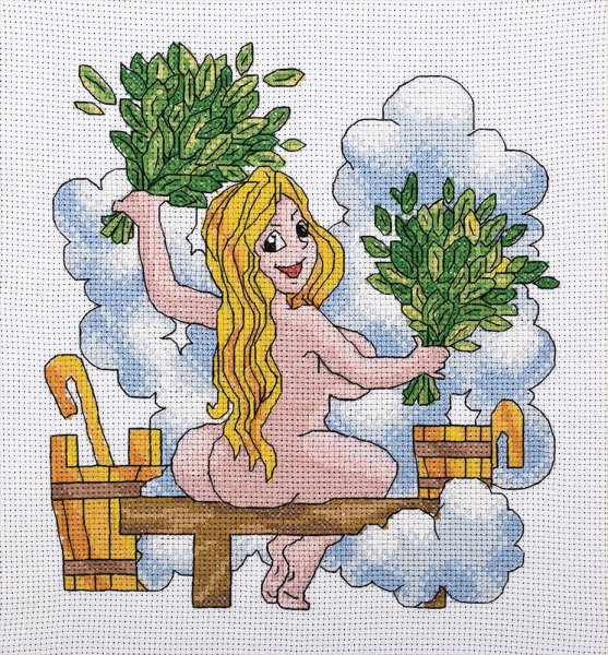 Вышивка для бани крестиком