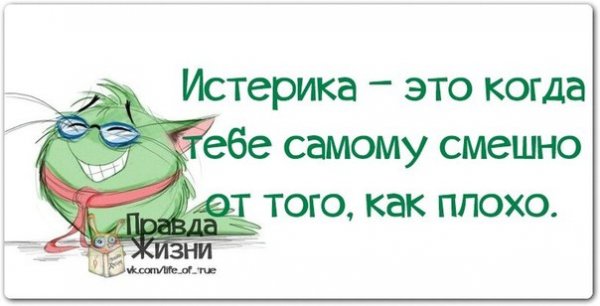 Истерика смешно