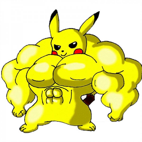 Muscle growth Pikachu Pokemon