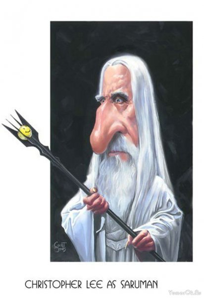 Волшебник карикатура