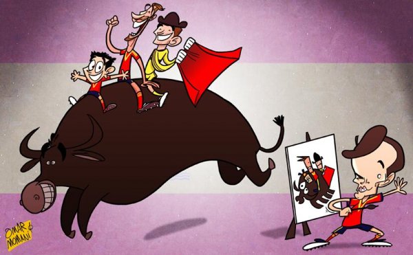 Испания карикатура