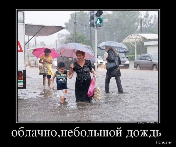 Анекдот про дождь
