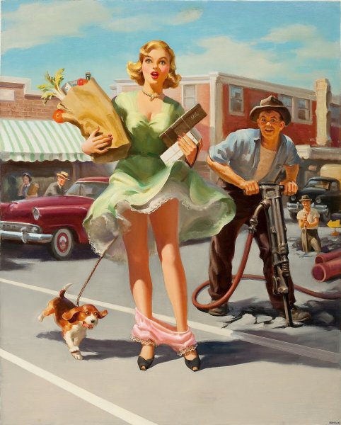 Арт Фрам художник пин-ап