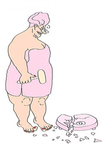 Похудение карикатура
