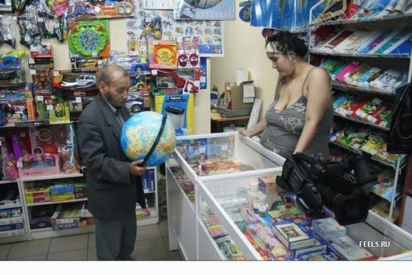 Прикольный продавец
