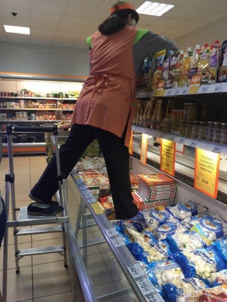 Приколы на кассе в магазине