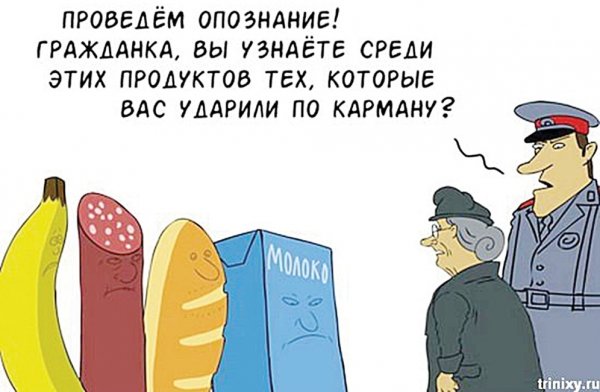 Подорожание карикатура