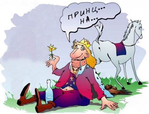 Принц на белом коне прикол