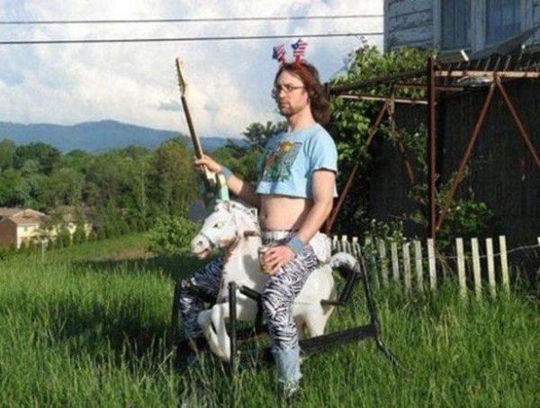 Смешной принц на белом коне