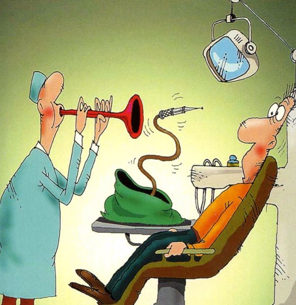 Зубной врач карикатура