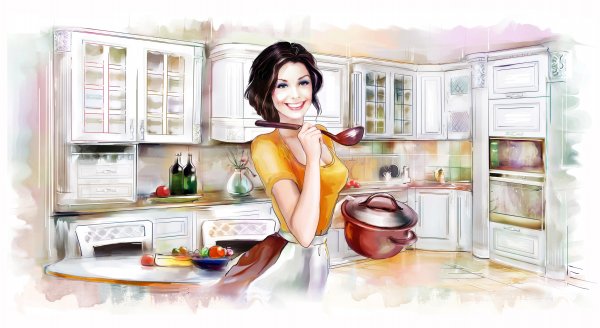 Счастливая домохозяйка