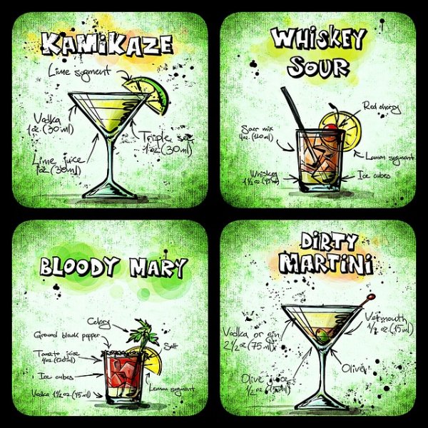 Картинки коктейлей алкогольных