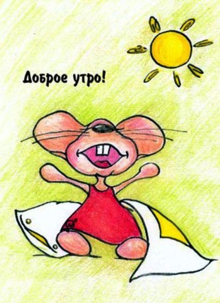Доброе утро мышонок