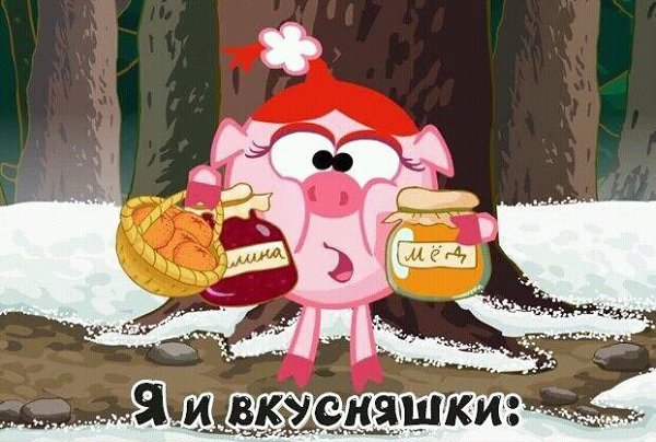 Веселая Нюша из смешариков