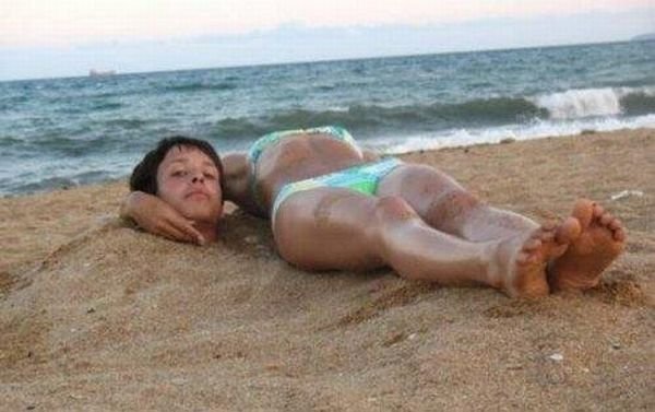 Забавные случаи на пляже