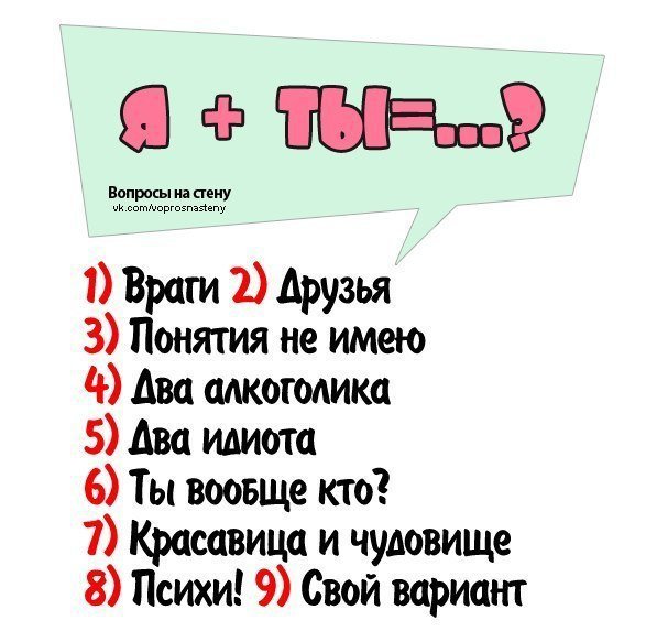 Вопросы на стену