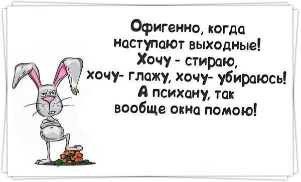 Высказывания про выходные