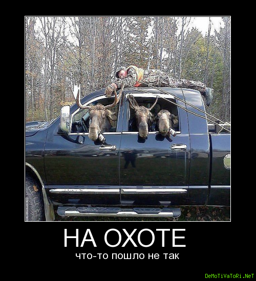 Охота с пулеметом