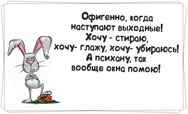 Высказывания про выходные