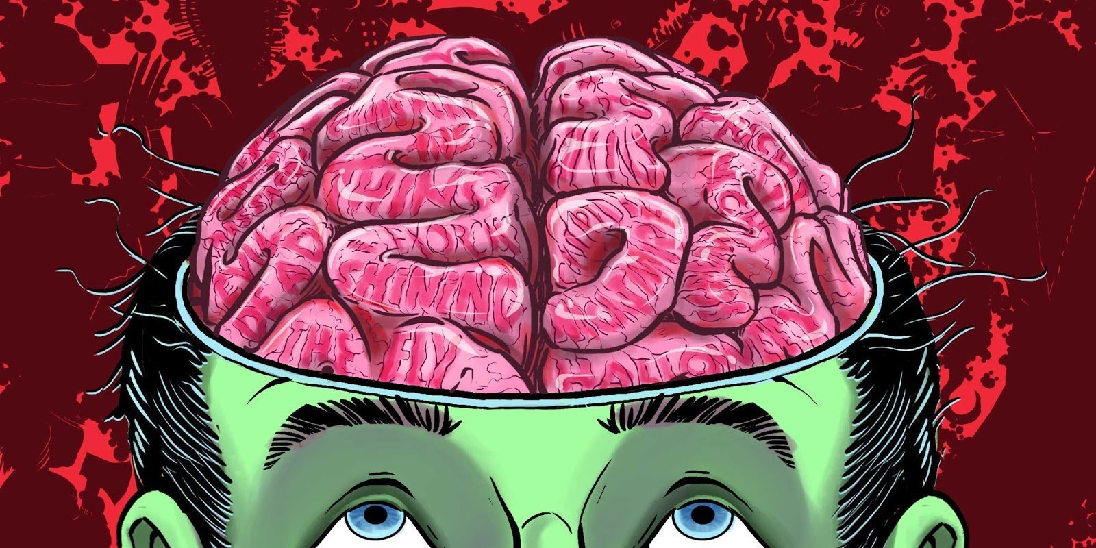 Мозги над головами. Мозг человека арт. Смешной мозг. Мозг арты.