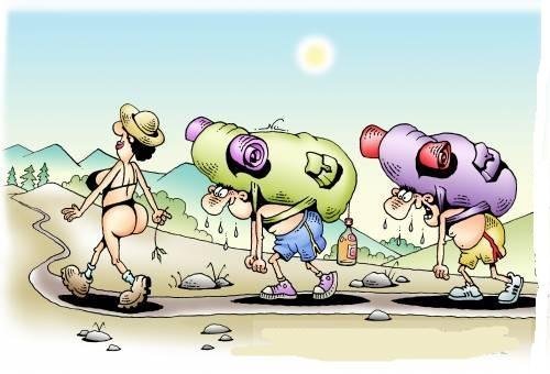 Туристические карикатуры
