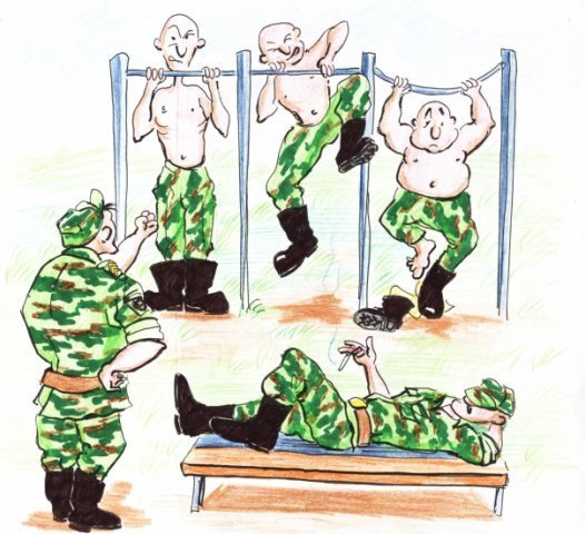 Карикатуры про армию