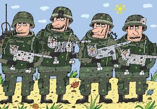 Солдат в прыжке