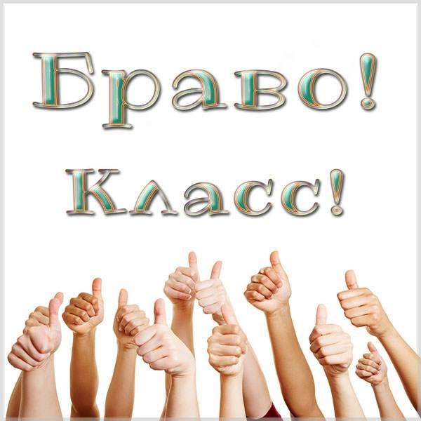 Браво открытка