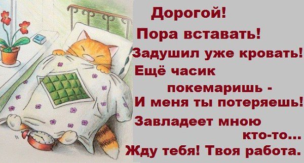 Пора просыпаться