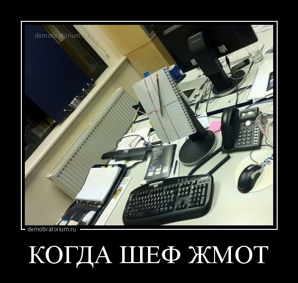 Когда шеф жмот